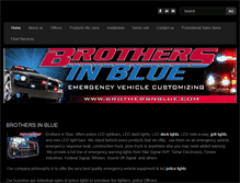 Tablet Screenshot of brothersnblue.com